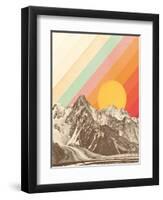 Mountainscape 1-Florent Bodart-Framed Giclee Print