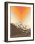 Mountainscape 2-Florent Bodart-Framed Giclee Print