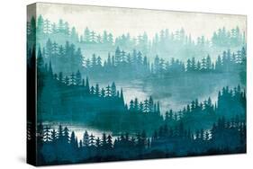Mountainscape Blue-Michael Mullan-Stretched Canvas