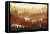 Mountainscape Spice-Michael Mullan-Framed Stretched Canvas