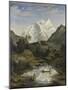 Mountainscape with Lake-Joseph Anton Koch-Mounted Giclee Print