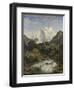 Mountainscape with Lake-Joseph Anton Koch-Framed Giclee Print