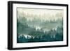 Mountainscape-Michael Mullan-Framed Art Print