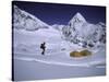 Mountainseer at Camp One Everest Northside-Michael Brown-Stretched Canvas