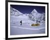 Mountainseer at Camp One Everest Northside-Michael Brown-Framed Premium Photographic Print