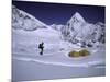 Mountainseer at Camp One Everest Northside-Michael Brown-Mounted Premium Photographic Print