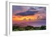 Mountaintop Observatory at Night on Brasstown Bald in Georgia, Usa.-SeanPavonePhoto-Framed Photographic Print