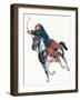 Mounted Archer of the Zhao Army-Giuseppe Rava-Framed Giclee Print