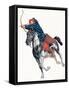 Mounted Archer of the Zhao Army-Giuseppe Rava-Framed Stretched Canvas