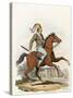 Mounted British Warrior-Charles Hamilton Smith-Stretched Canvas