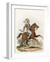 Mounted British Warrior-Charles Hamilton Smith-Framed Art Print