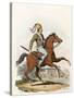 Mounted British Warrior-Charles Hamilton Smith-Stretched Canvas