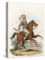 Mounted British Warrior-Charles Hamilton Smith-Stretched Canvas