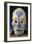 Mounted Head Representing Death, from Vanuatu, 11th-19th Century (Painted Clay)-null-Framed Giclee Print