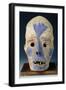 Mounted Head Representing Death, from Vanuatu, 11th-19th Century (Painted Clay)-null-Framed Giclee Print