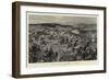 Mounted Infantry Manoeuvring at Aldershot-William Small-Framed Giclee Print