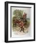 Mounted Infantry-Frank Dadd-Framed Art Print