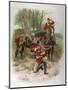 Mounted Infantry-Frank Dadd-Mounted Art Print