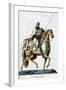 Mounted Knight Templar in Battledress, 1783-null-Framed Giclee Print