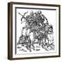 Mounted Muscovite Warriors, 1556-null-Framed Premium Giclee Print