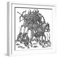 Mounted Muscovite Warriors, 1556-null-Framed Giclee Print