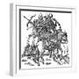 Mounted Muscovite Warriors, 1556-null-Framed Giclee Print