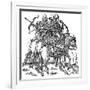 Mounted Muscovite Warriors, 1556-null-Framed Giclee Print