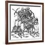 Mounted Muscovite Warriors, 1556-null-Framed Giclee Print