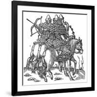 Mounted Muscovite Warriors, 1556-null-Framed Giclee Print