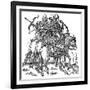 Mounted Muscovite Warriors, 1556-null-Framed Giclee Print