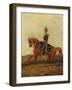 Mounted Officer of 13th Hussars in Full Dress, 19th Century-Henry Thomas Alken-Framed Giclee Print