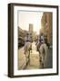 Mounted police on horses, Souq Waqif, Doha, Qatar-Peter Adams-Framed Photographic Print