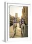 Mounted police on horses, Souq Waqif, Doha, Qatar-Peter Adams-Framed Photographic Print