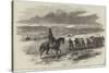 Mounted Policeman for the Crimea, Soldiers Dragging Stores to the Camp-null-Stretched Canvas