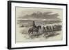 Mounted Policeman for the Crimea, Soldiers Dragging Stores to the Camp-null-Framed Giclee Print