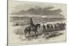 Mounted Policeman for the Crimea, Soldiers Dragging Stores to the Camp-null-Stretched Canvas