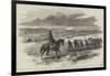 Mounted Policeman for the Crimea, Soldiers Dragging Stores to the Camp-null-Framed Giclee Print