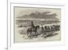 Mounted Policeman for the Crimea, Soldiers Dragging Stores to the Camp-null-Framed Giclee Print