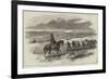 Mounted Policeman for the Crimea, Soldiers Dragging Stores to the Camp-null-Framed Giclee Print