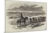 Mounted Policeman for the Crimea, Soldiers Dragging Stores to the Camp-null-Mounted Giclee Print