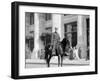 Mounted Policeman, New York, N.Y.-null-Framed Photo