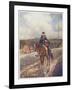 Mounted Postman in the Australian Outback-Percy F.s. Spence-Framed Art Print