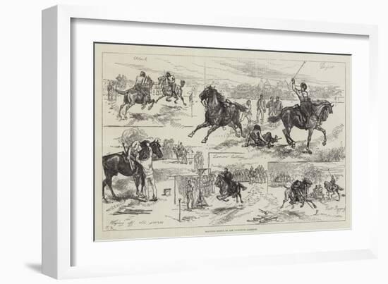 Mounted Sports of the Woolwich Garrison-Charles Robinson-Framed Giclee Print