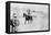 Mounted Turkish Officer Leaving Mosul, Mesopotamia, WWI, 1918-null-Framed Stretched Canvas