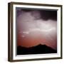 Mountian Lightning Sq-Douglas Taylor-Framed Photographic Print