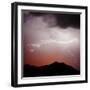 Mountian Lightning Sq-Douglas Taylor-Framed Photographic Print