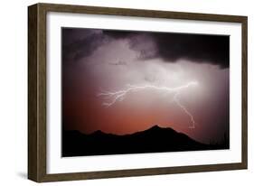 Mountian Lightning-Douglas Taylor-Framed Photographic Print