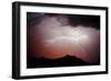 Mountian Lightning-Douglas Taylor-Framed Photographic Print