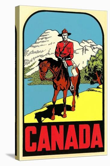 Mountie Decal-null-Stretched Canvas