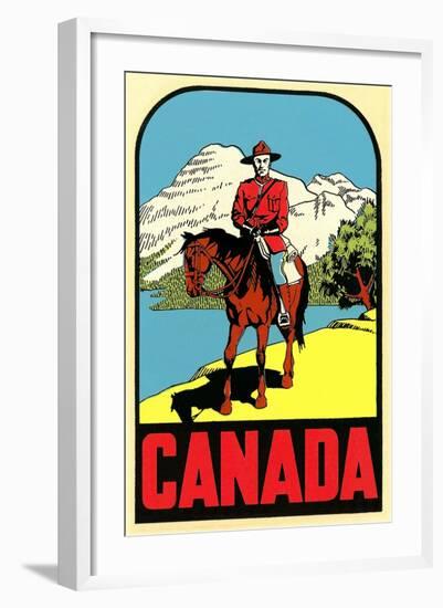 Mountie Decal-null-Framed Art Print